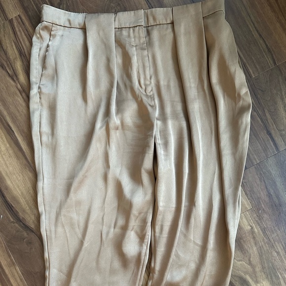FLASH SALE 🔛 Gold trousers worn once - Picture 1 of 7